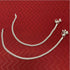 Bollywood Indian Silver Chain Bells Anklet Payal Pair Set For Women - Beach Bohemian Dance Party Gift...