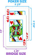 Copag 1546 Design 100% Plastic Playing Cards, Bridge Size (Narrow) Red/Black Double Deck Set (Regular Index)...