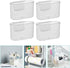 Cabilock Shelf Bracket Desktop Stand 4pcs Refrigerator Organizer Mini Fridge Organizer Fridge Side Door Holder Mini Fridge Organizer Bin Clear Pla...