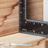 Mr. Pen- Carpenter Square, Framing Square, 8 inch x 12 inch, Carpenters Square, Right Angle Ruler, Framing Tools, L Shape Ruler, Metal Square, Ste...