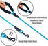 Dog Leash 10FT Thick Durable Nylon Dog Rope - Comfortable Padded Handle Reflective Rope Dog Leash for Medium Large Dogs with Collapsible Pet Bowl ...