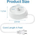 Replacement Electric Toothbrush Charger Fit for Oral B, Inductive Charger Base Compatible with Braun Electric Toothbrush, Portable Environmental A...