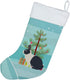 Caroline's Treasures BB9325CS Dutch Rabbit Christmas Christmas Stocking, Teal Fireplace Hanging Stockings Christmas Season Party Decor Family Holi...