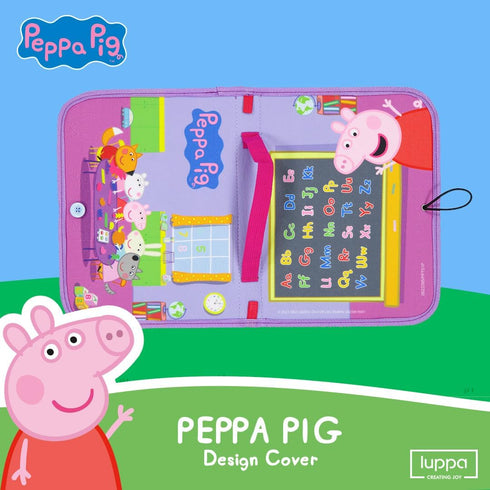 Peppa Pig Toddler Busy Board – Montessori toys for 1 2 3 4 Year Old, Educational Activity Sensory Board for Preschool Learning Fine Motor Skills, ...