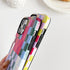 Compatible with iPhone 12 / iPhone 12 Pro Case,Cute Colorful Checkered Case with Shockproof Slim Soft TPU and Hard PC Protective Cases for Women/M...