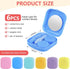 6 Pack Colorful Contact Lens Case Travel Kit Contact Box Holder Soak Storage Container with Mirror Bottle Tweezers Stick Remover Tool...