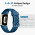 Getino Sport Bands Compatible with Fitbit Charge 5/ Charge 6 for Women Men, Soft Breathable Waterproof Strap Adjustable Replacement Accessories fo...