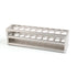 Test Tube Rack, 20 Holes Stainless Steel Test Tube Rack, with Extended Edges Providing Handles, Suitable for Tubes of Dia.?21mm, Round Holes Test ...