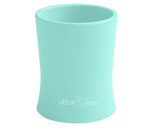 otterlove Silicone Baby & Toddler Training Cup - Pediatric OT Approved - 100% Platinum Pure LFGB Silicone - Unbreakable - Plastic Free - Tiny Cup ...