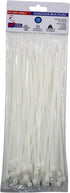 6 Inch UV-Resistant Cable Ties - 100 Pack, Heavy Duty, Transparent...