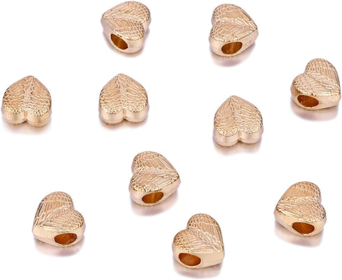 30pcs KC Gold Spacer Loose Beads Wings Heat Beads Alloy Beads Spacer Beads for Life Design DIY Jewelry Craft Making Necklace Bracelet Supplies...