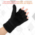 Thermal Insulation Fingerless Texting Wool Gloves for Women and Men Winter Warm Knitted Convertible Mittens Flap...