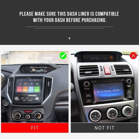 Auovo Dashboard Mat Compatible with Subaru Crosstrek Accessories 2018-2023 Forester 2019-2024 XV Impreza 2018-2023 Car Interior Silicone Dash Pad ...