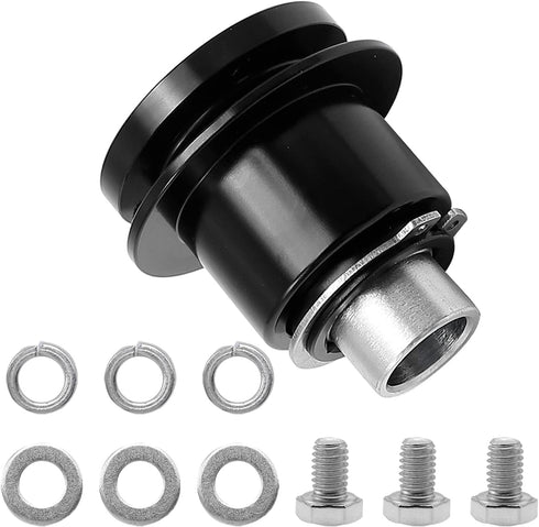 360° Steering Wheel Quick Release Disconnect Hub Kit with Bolts and Washer...