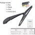 OTUAYAUTO 85242-42040 Rear Windshield Wiper Arm Blade Set - Replacement for Toyota RAV4 2013-2018, Jeep Compass 2017-2023...