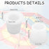 2Pcs Patio Table Umbrella Hole Ring Plug, Pool Umbrella Sleeve Stabilizer Cone Wedge, Silicone Umbrella Table Ring Hole Insert for 2-2.5 Inch Tabl...