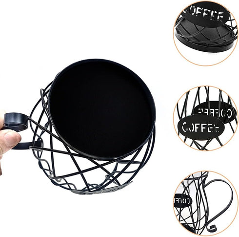 Coffee Pod Holder for K Cups, Coffee Capsule Holder, K Cup Holders for counter, Coffee Pod Storage Organizer, Kpod Container...