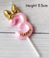 Gold 3 Candle Birthday Girl, Pink Number 3 Cake Topper, 3rd Birthday Party Decoration...
