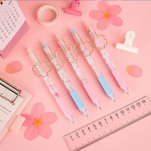 Rabbit Mechanical Pencil Set with Lead, 6 pcs 0.5mm Mechanical Pencils With 6 Pack HB Pencil Leads for Writing Draft, Drawing, Sketch, Architectur...