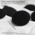 10PCS Fabric Cloth Covered Buttons with Metal Shank Buttons for Suits Gowns Blouses Tuxedo Sweaters Fabric Buttons Black 20mm...