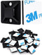 3/4" Zip Tie Mounts - 120PCS Self Adhesive Cable Tie Mounts Wire Cable Anchors Squares Holders for Cable Management Outdoor Indoor (120PCS- 3/4INC...
