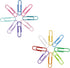 200pcs Coloured Paper Clips with Plastic Box Plastic Coated Metal Paper Clips for Office Stationery 33mm 20 Colors...