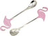 Maydahui 2PCS Flamingo Spoons 5.1 inch Animal Spoon18/10?304?Stainless Steel Dessert Coffee Stirring Spoon Teaspoon Tableware Kitchen Tools...