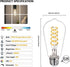 BORT Dimmable LED Edison Bulbs, 6W Equivalent to 60W Vintage Light Bulb, E26 4000K ST58/ST19 LED Bulbs, Antique Flexible Spiral LED Filament Light...