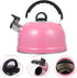 Kichvoe Stovetop Whistling Tea Kettle Stainless Steel Hot Water Fast Boiling Teapot with Ergonomic Handle Coffee Kettle Hot Water Boiler for Home ...