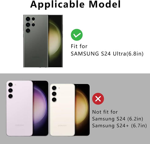 for Galaxy S24 Ultra Waterproof Case Compatible with MagSafe, Magnetic Waterproof Full Body IP68 Underwater Case Built-in Screen Protector Militar...