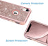 Hython Compatible with iPhone XR Case, Heavy Duty Full-Body Defender Protective Bling Glitter Sparkle Hard Shell Armor Hybrid Shockproof Silicone ...