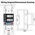 Smart Circuit Breaker with Energy Monitoring, Adjustable Voltage and Current Protection (1-63 Amp),AC Disconnect Current Adjustable Voltage Protec...