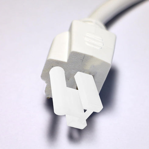Angoily 100Pcs Plug Outlet Cover 3 Prong Proof Electrical Protect Safety Caps Plastic Socket Covers Power Plug Boots Dust Jacket Protector for Hom...