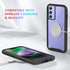 Compatible with Samsung A54 5g Case 360 Degree Full Protection Clear,Samsung Galaxy A54 Phone Case Silicone Support Wireless Charging Shockproof L...