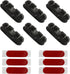6 PCS Cord Organizer Kitchen Storage Black Soft Silicone Appliance Cord Organizer for Appliances Air Fryer Coffee Maker Blender Toaster...