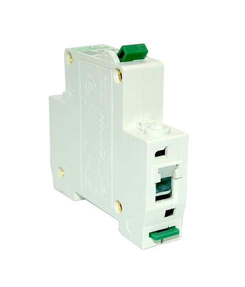 Miniature Circuit Breaker DZ47-63 C1 DIN Rail Mount Circuit Breaker Low-Voltage 1A 110/230/400V 1 Pole, White...