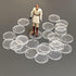 30Pcs 37.5mm wide Round Clear Action Figure Display Stands Fit for 3.75” MODERN Star Wars / MODERN Gi Joe / Marvel Legends Figure toy...