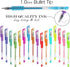 24 Coloring Glitter Gel Pens come with 24 Free Matched Refills, Artist Drawing Pens, for Adult Coloring Sketching Doodling Writing...