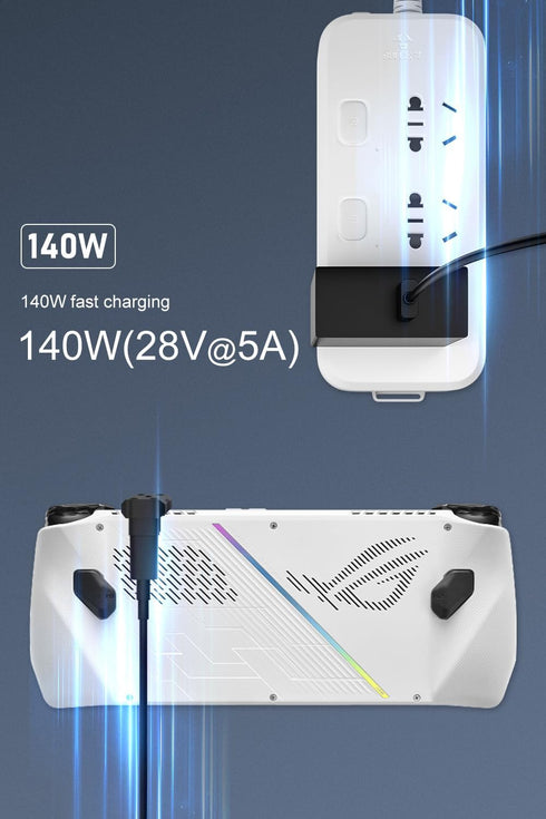 180 Degree Angle USB C Adapter (2 Pack), U Shape USB C Male to USB C Female PD 140W Extender Connector for ROG Ally,Steam Deck,Switch,Laptop,Table...