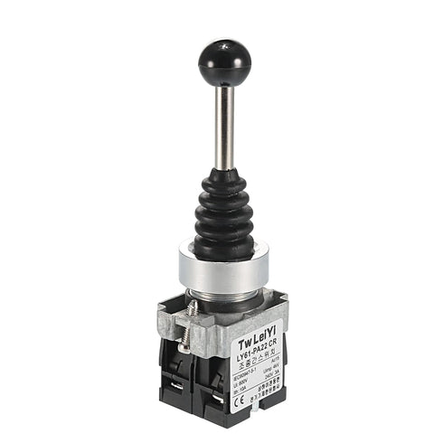uxcell Joystick Switch Controllers 2 Position 2NO Momentary Type 150/250/600V 15/10/4A 22mm Panel Mount...