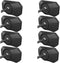 Baby Gate Wall Protector - Protect Walls & Doorways from Pet & Dog Gates - for Child Pressure Mounted Stair Safety Gate- 8 Pack, Black...