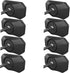 Baby Gate Wall Protector - Protect Walls & Doorways from Pet & Dog Gates - for Child Pressure Mounted Stair Safety Gate- 8 Pack, Black...