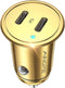 40W Car Charger Mini USB C Car Charger Fast Charging, PD 3.0 Dual Port Cigarette Lighter USB Charger, All Metal Car Charger USB C Compatible with ...