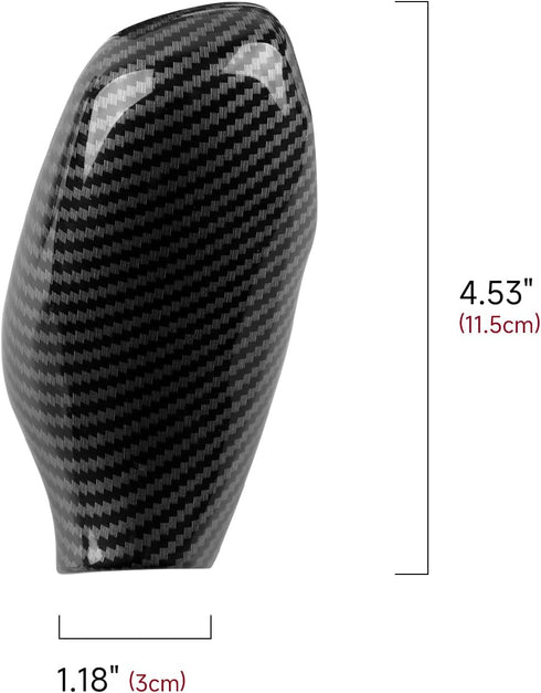 HENGYUESHANG Car Sticker Decals Gear Shift Knob Cover Carbon Color ABS Trim fits for BMW G30 G31 6GT G32 G11 G12 X3 G01 X4 G02 Accessories...