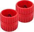 2 Pcs Inner-Outer Reamer Pipe and Tube Deburring Reamer Tubing Chamfer Tool for 3/16" to 1-1/2" PVC PPR Copper & Brass & Aluminum Tubes, Red...