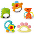 Baby Rattles Sets Teether, Shaker, Grab and Spin Rattle, Musical Toy Set, Early Educational Toys Gifts for 3, 6, 9, 12 Month Baby Infant, Newborn...