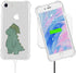 Cute Small Dinosaur Phone Case Compatible with iPhone 7/8/SE 2020, Clear Animal Design Soft TPU Bumper Cover and Flexible Full Body Protection Sho...