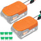 ?2 Packs? Power Wheel Adapter for AEG RIDGID 18V MAX Lithium Battery Adapter Power Wheels Battery Converter Kit with Fuses & Wire Terminals, 12AWG...