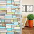 Niviy Privacy Window Film Non-Adhesive Removable Static Cling Glass Film Stained Glass Window Film for Home Kitchen Office...