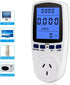 US Plug Multi Functional Power Meter with Backlight Monitor, Voltage Electricity Power Measurement Socket Outlet, Home Tools Kits...
